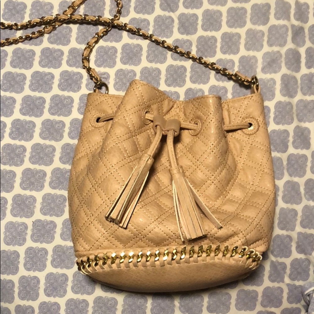 Chic Leather Blush Bag